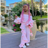 Off Shoulder Frill Cord- Vacation Wear